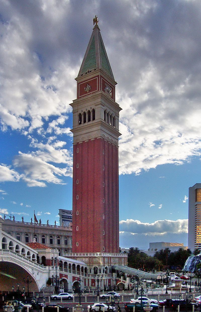 campanile du Venetian à Las Vegas